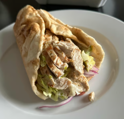 Chicken Shawarma Pita Wrap