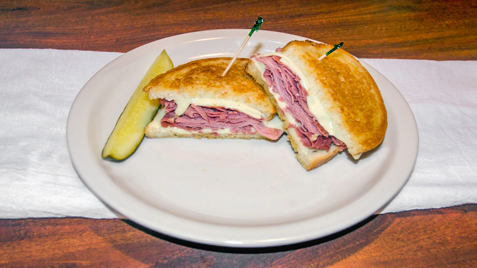Corned Beef on Rye with Swiss