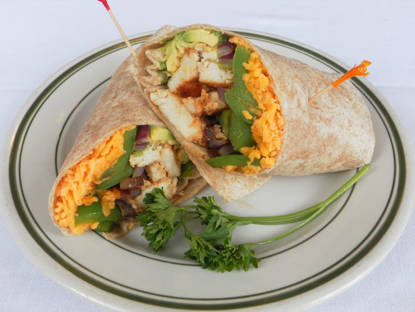 Grilled Chicken Avocado Wrap