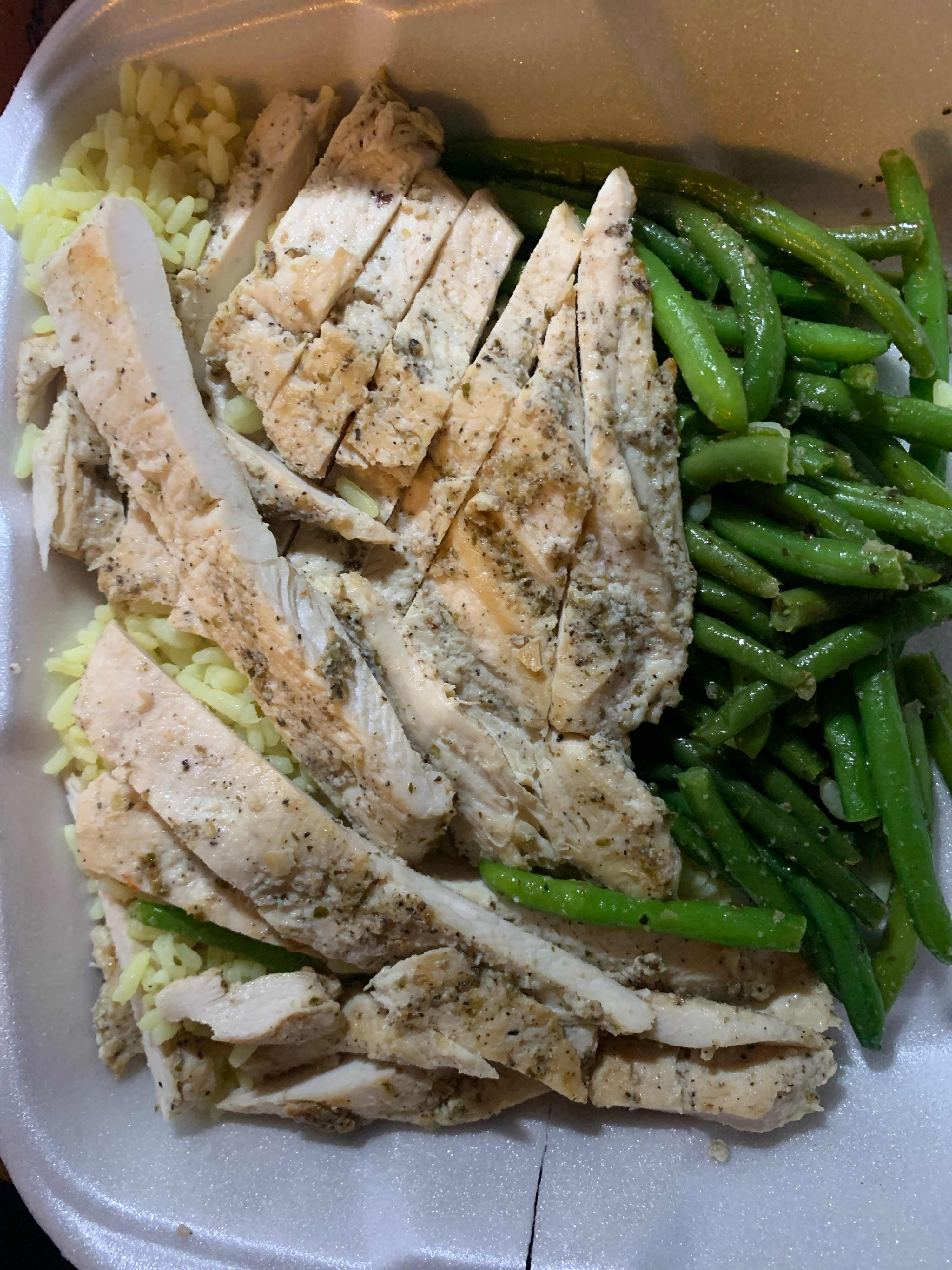 Grilled Chicken Over Rice