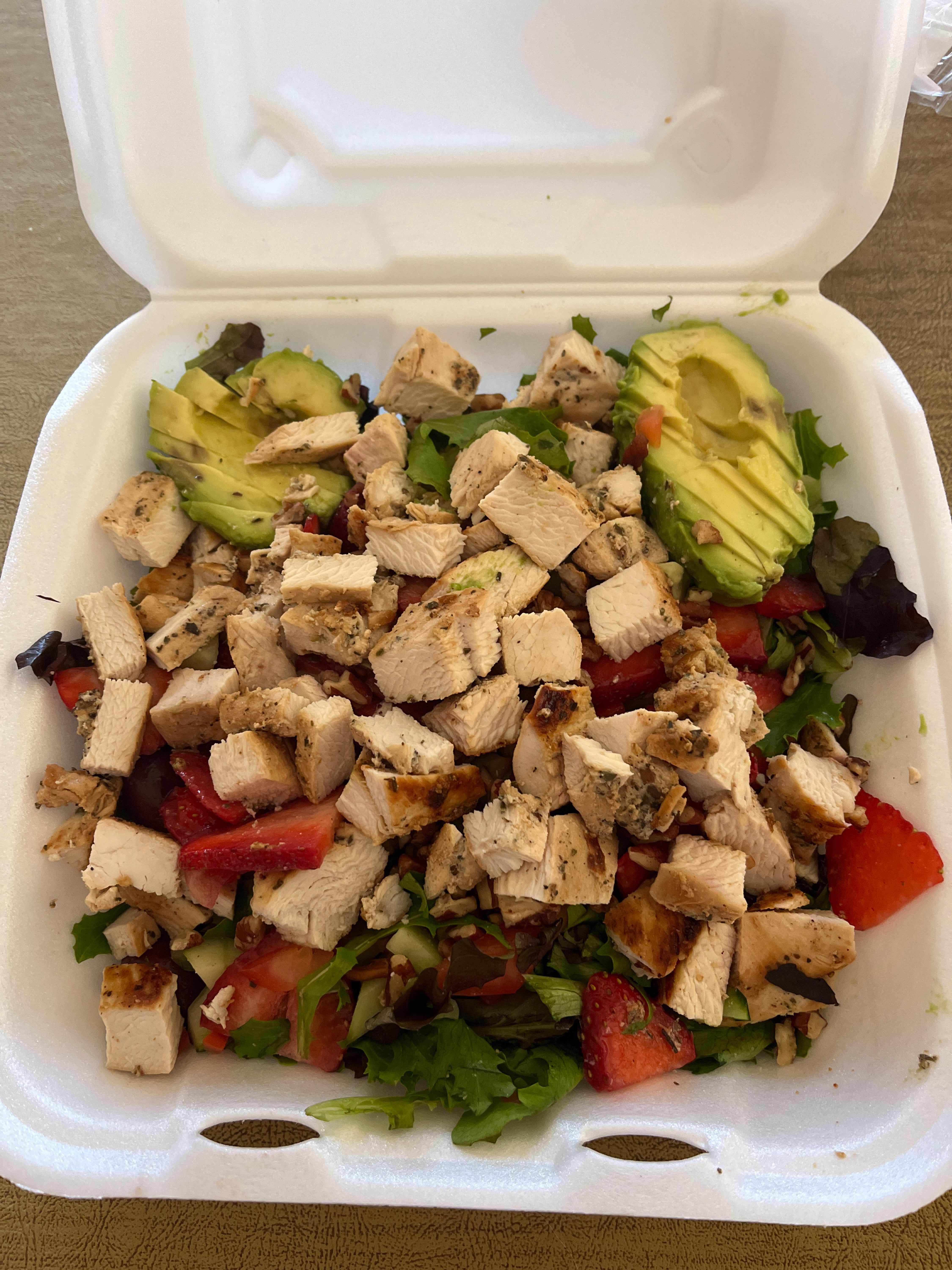 Strawberry Chicken Avocado Salad