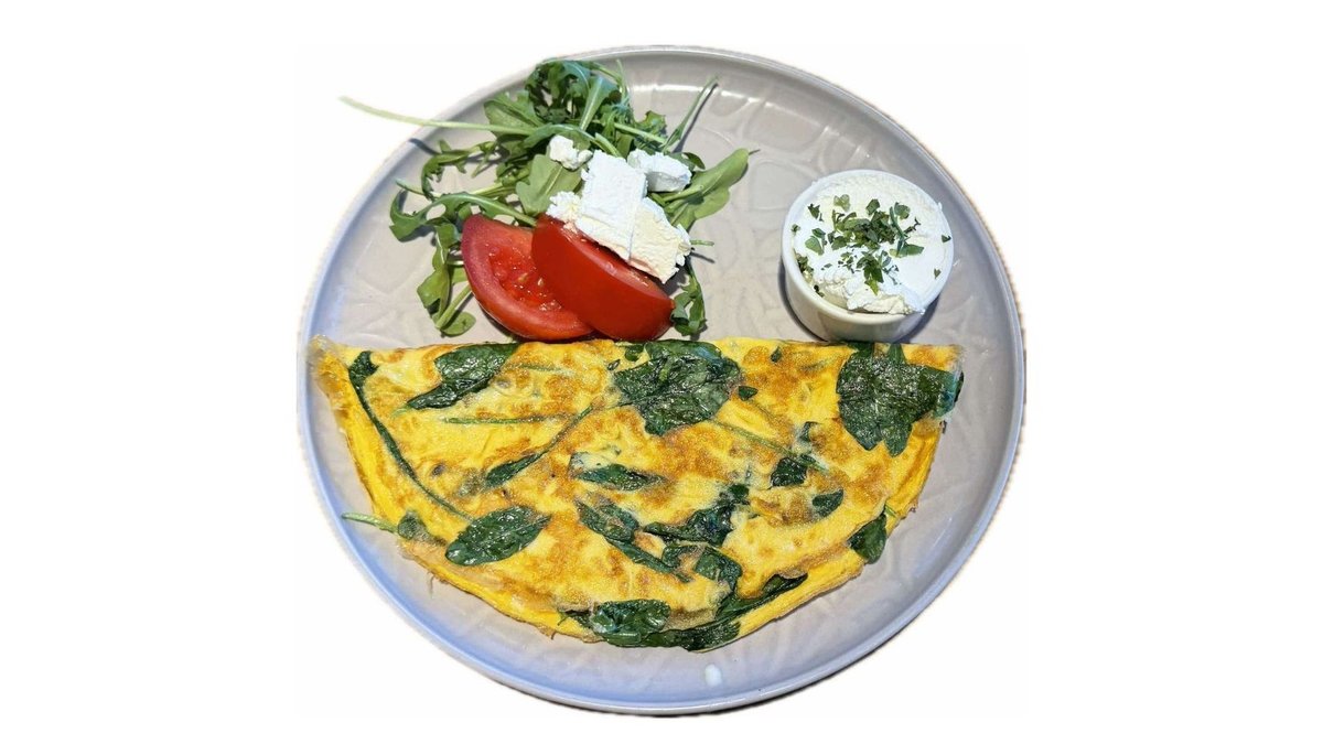 Omlet spanać plavi sir