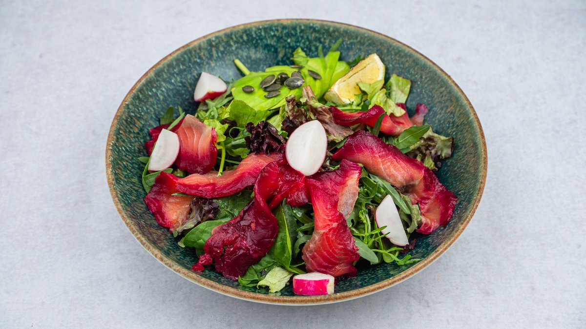 Salata losos gravalax