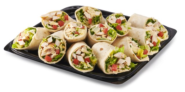 Everything Chicken Caesar Wrap Platter