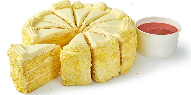 Lemon Cream Layer Cake