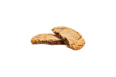 Single Fudge-Filled Chocolate Chip Cookie
