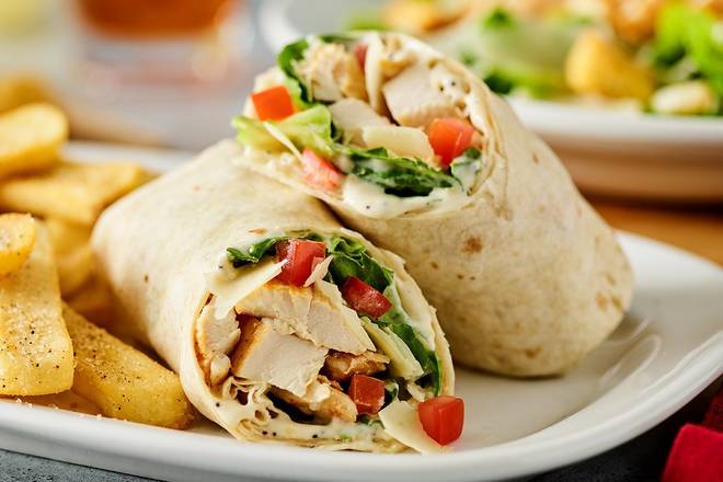 Everything Chicken Caesar Wrap