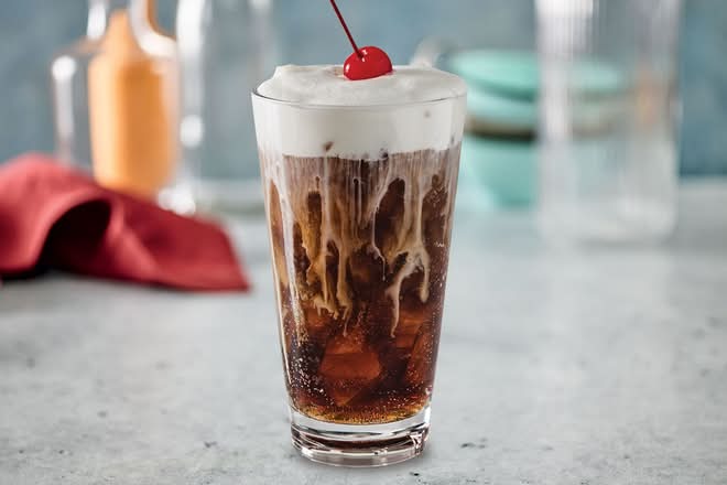 Vanilla Dr Pepper Dirty Soda