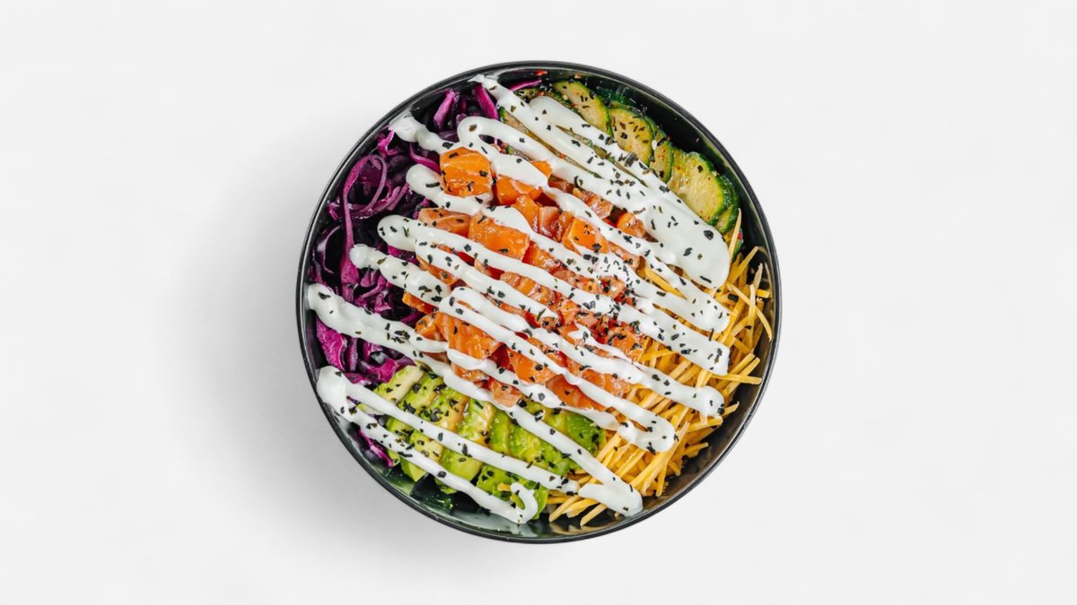 Lososové Poké  🍣