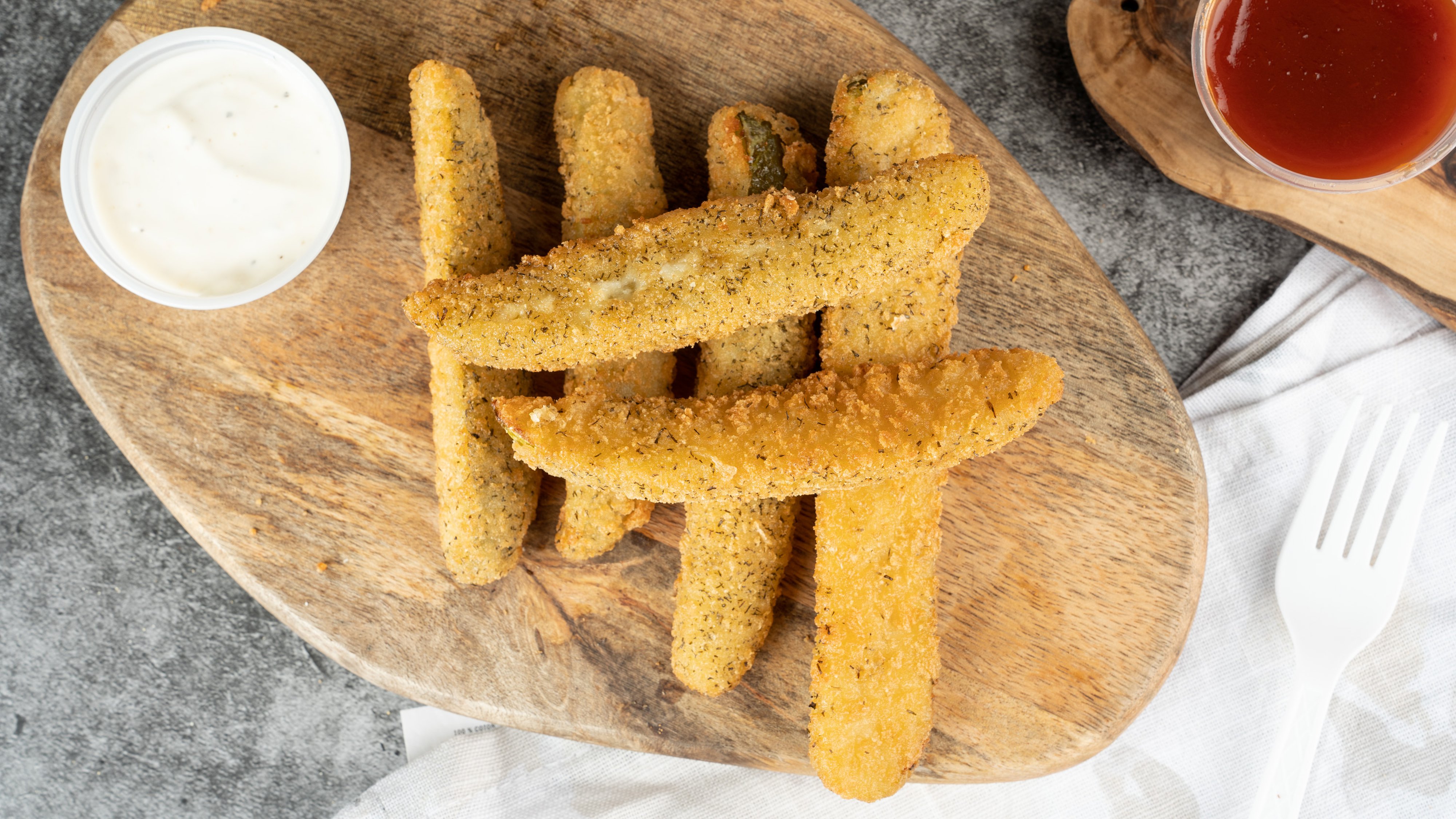 Deep Fried Pickles (6 Piece)