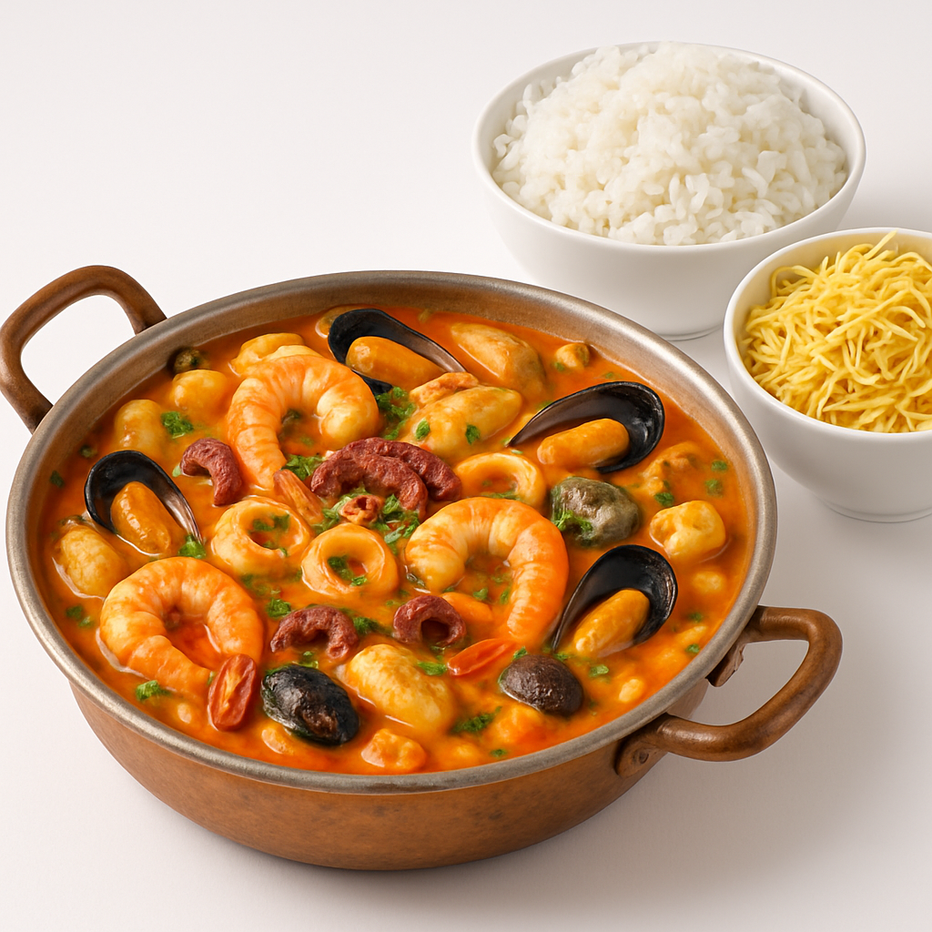 Caldeirada para 2 Pessoas com Arroz e Batata Palha