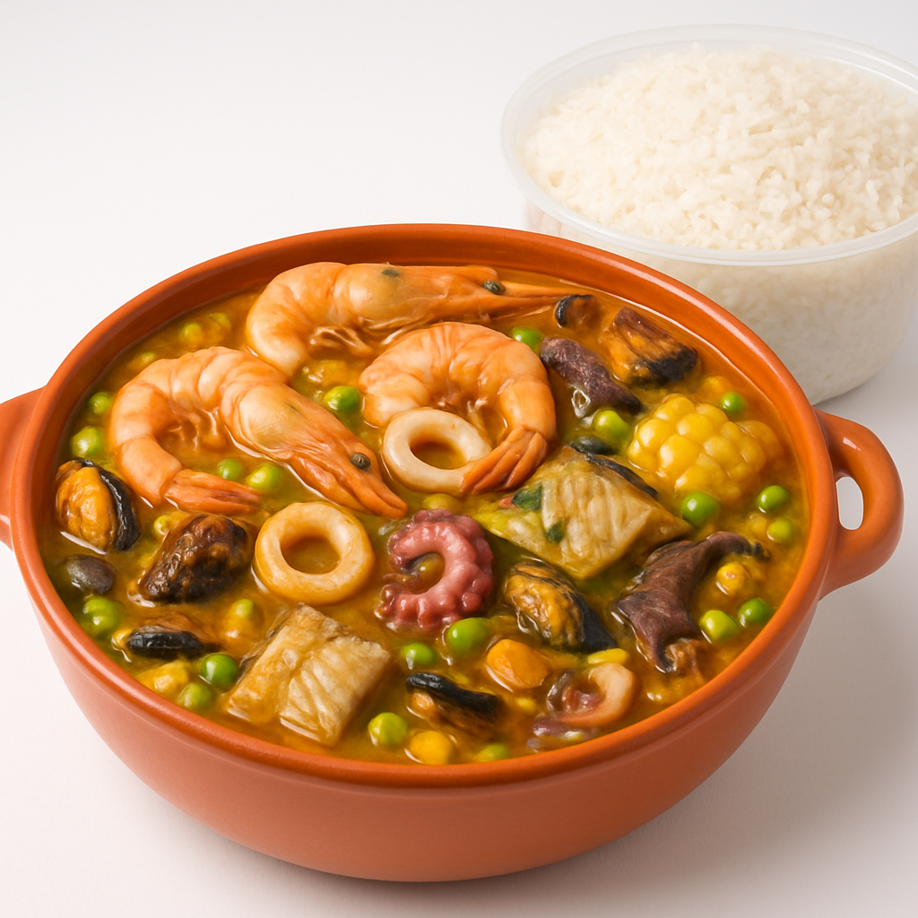 Caldeirada para Familia para 5 ou 6 Pessoas Arroz Guarana 1 L