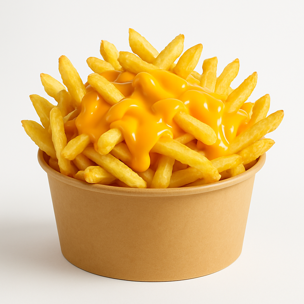 Porção Grande de Batata Frita para 4 Pessoas com Cheddar
