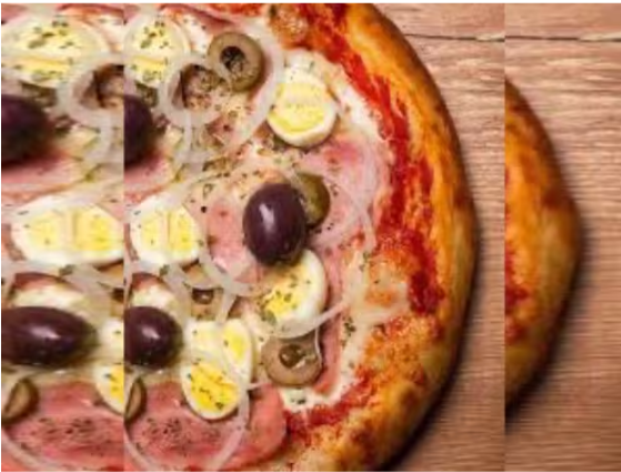 1 Pizza Broto 1/2 Port 1/2 Frango Cat + Coca Lata