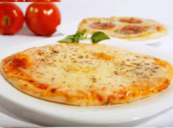 1 Pizza Broto de Mussarela + Coca Lata