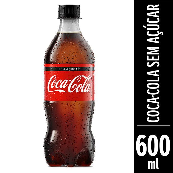 Coca-Cola  Sem Açúcar- 600ml