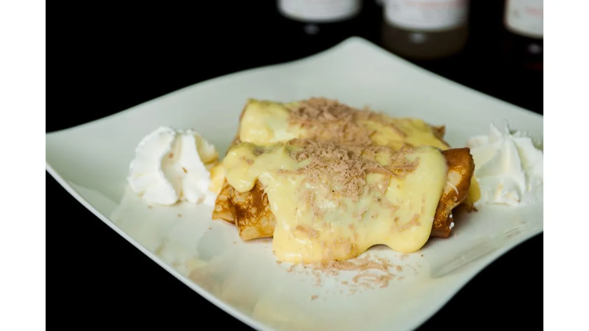 Palačinka puding od vanile i kesten pire