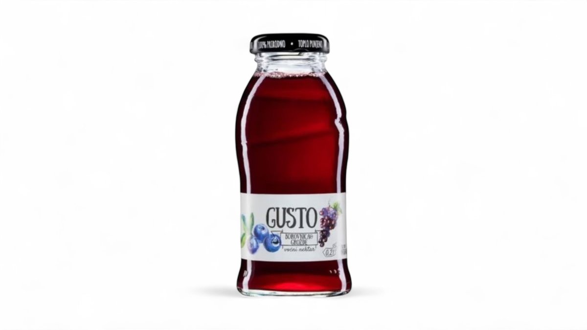 Gusto borovnica 0.2l