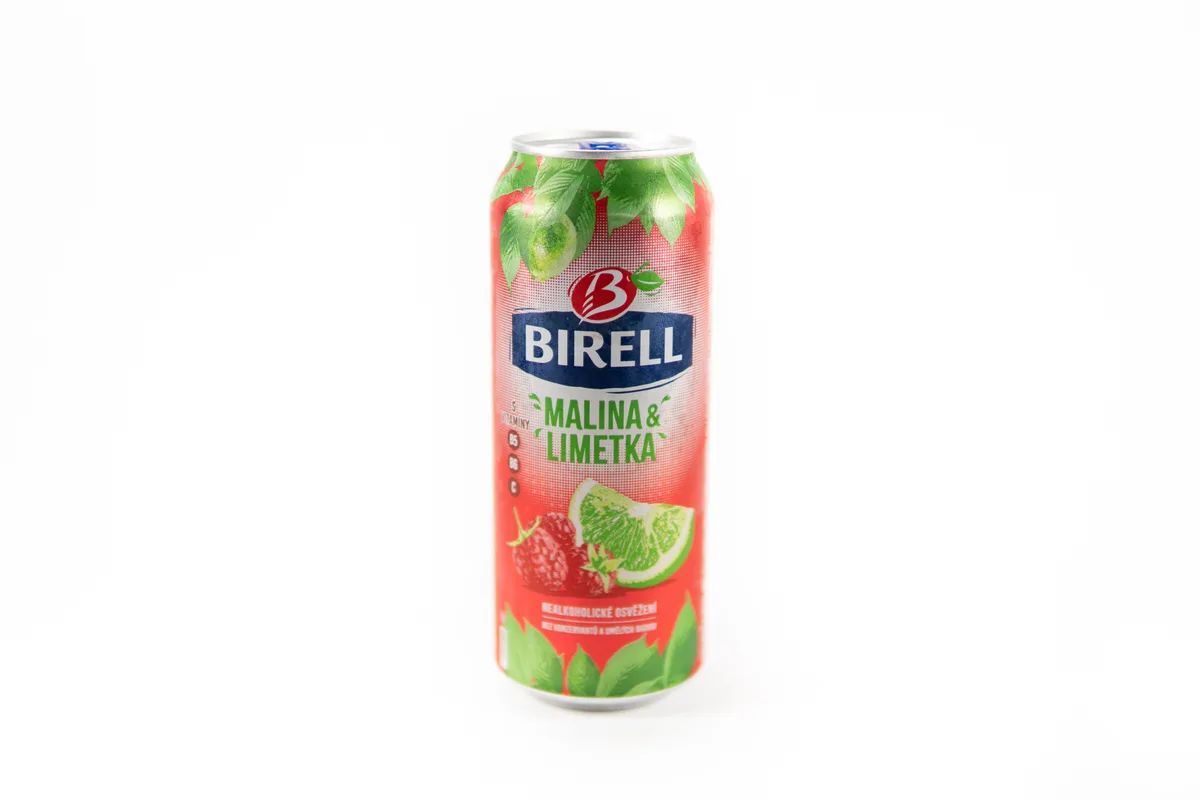 Birell plech Malina - limetka 0,33 l