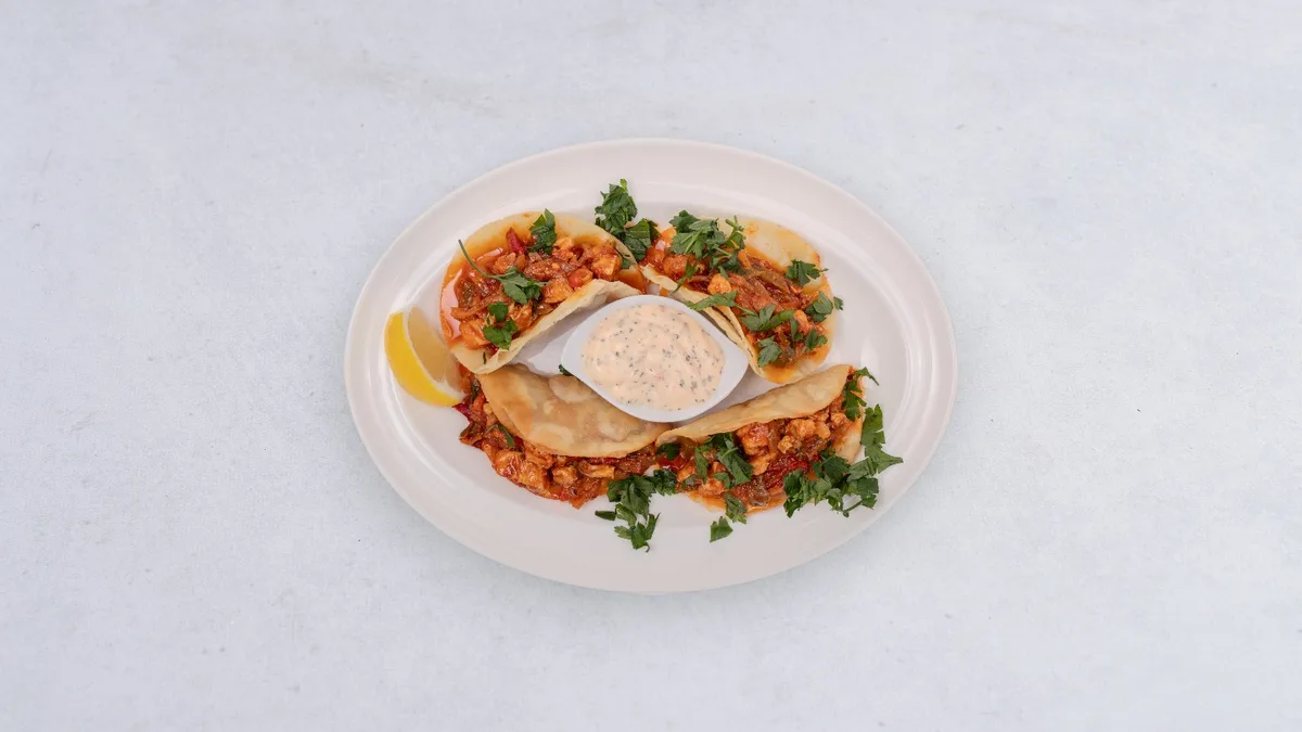 Beef taco