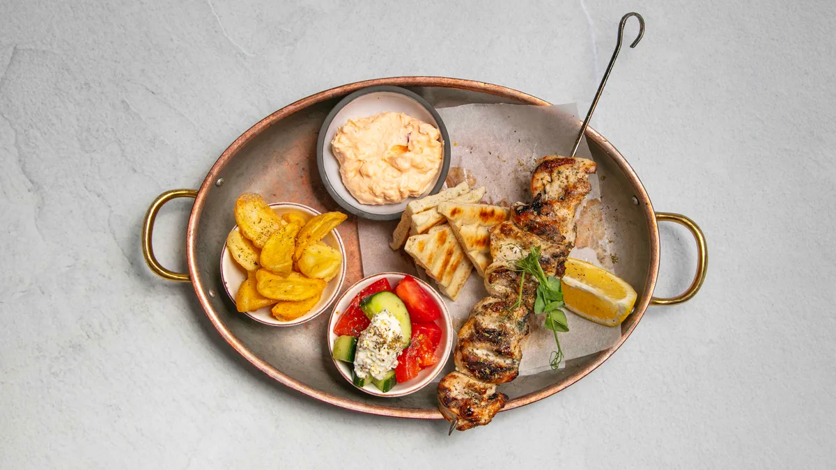 Souvlaki Kyckling