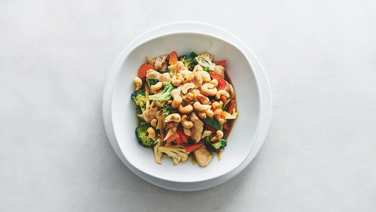 21. Kyckling med Cashewnötter