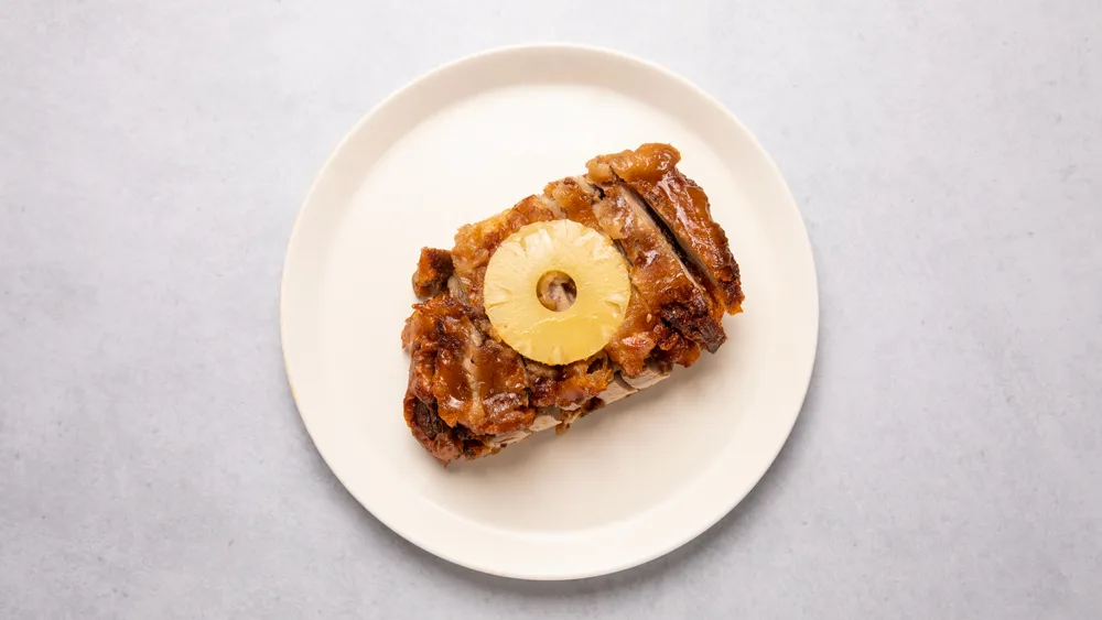 20. Friterad Anka med Ananas