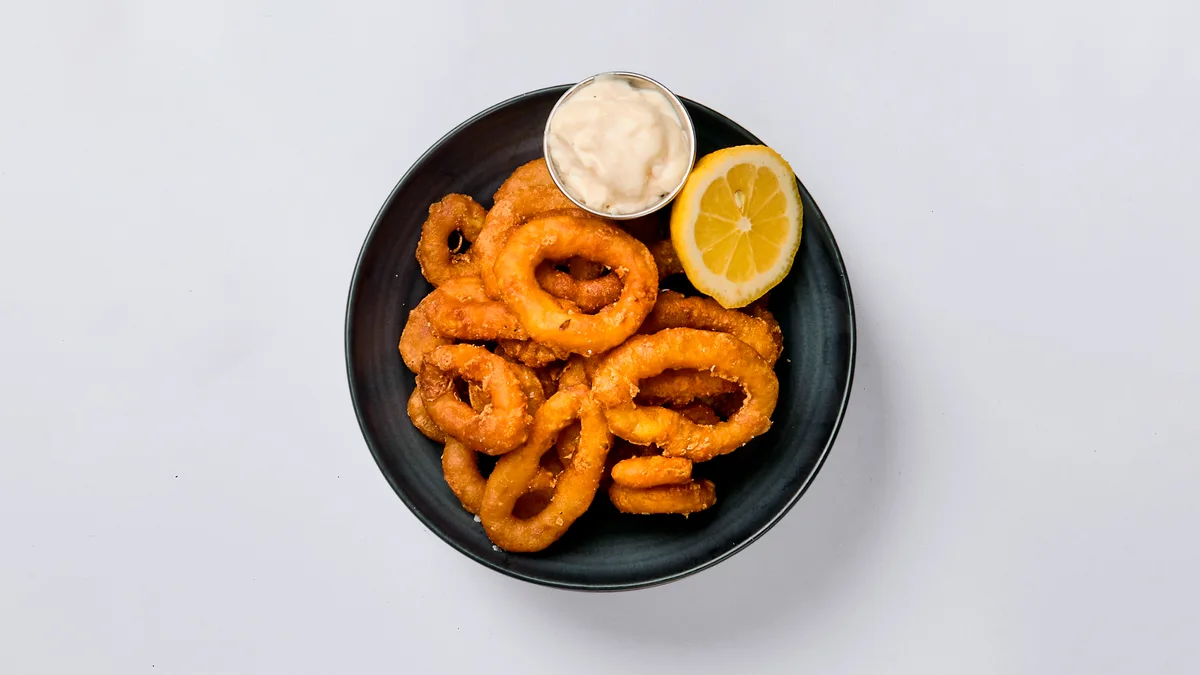 35. Friterad Bläckfisk