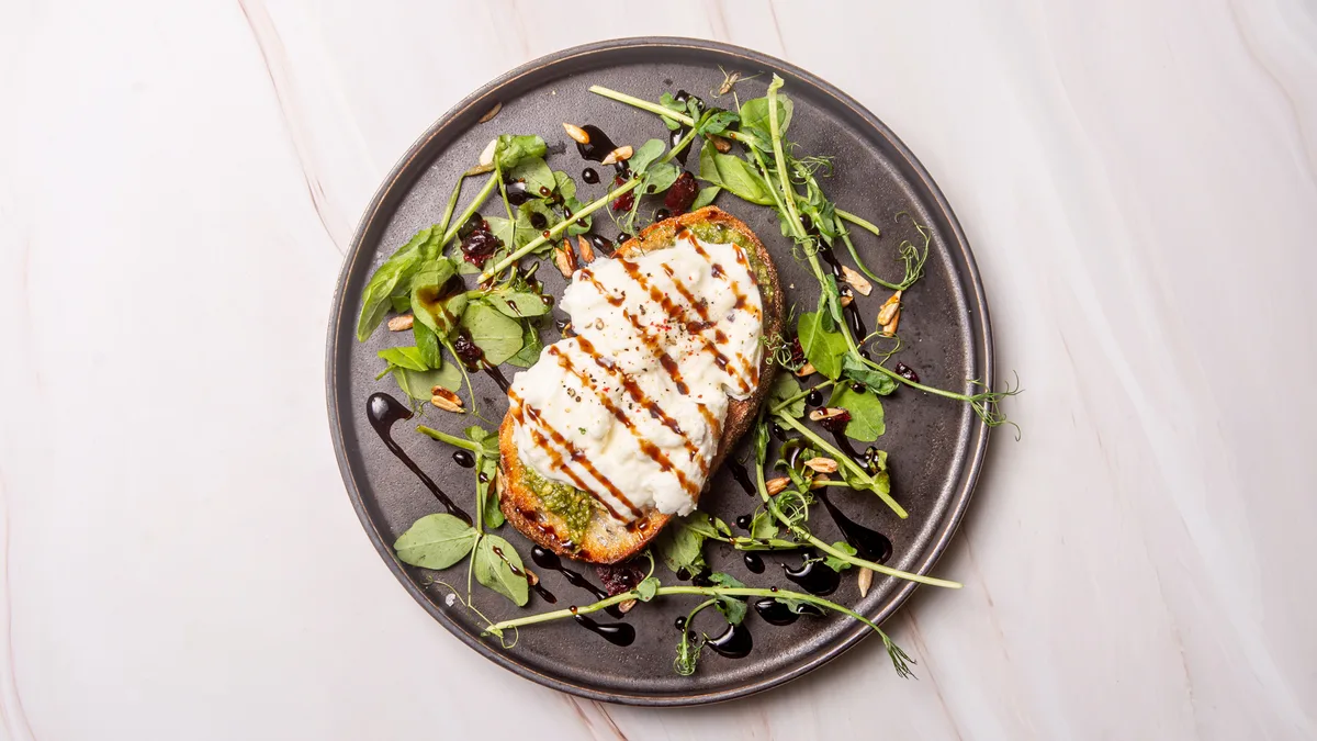 Bruschetta Mozzarella (V)
