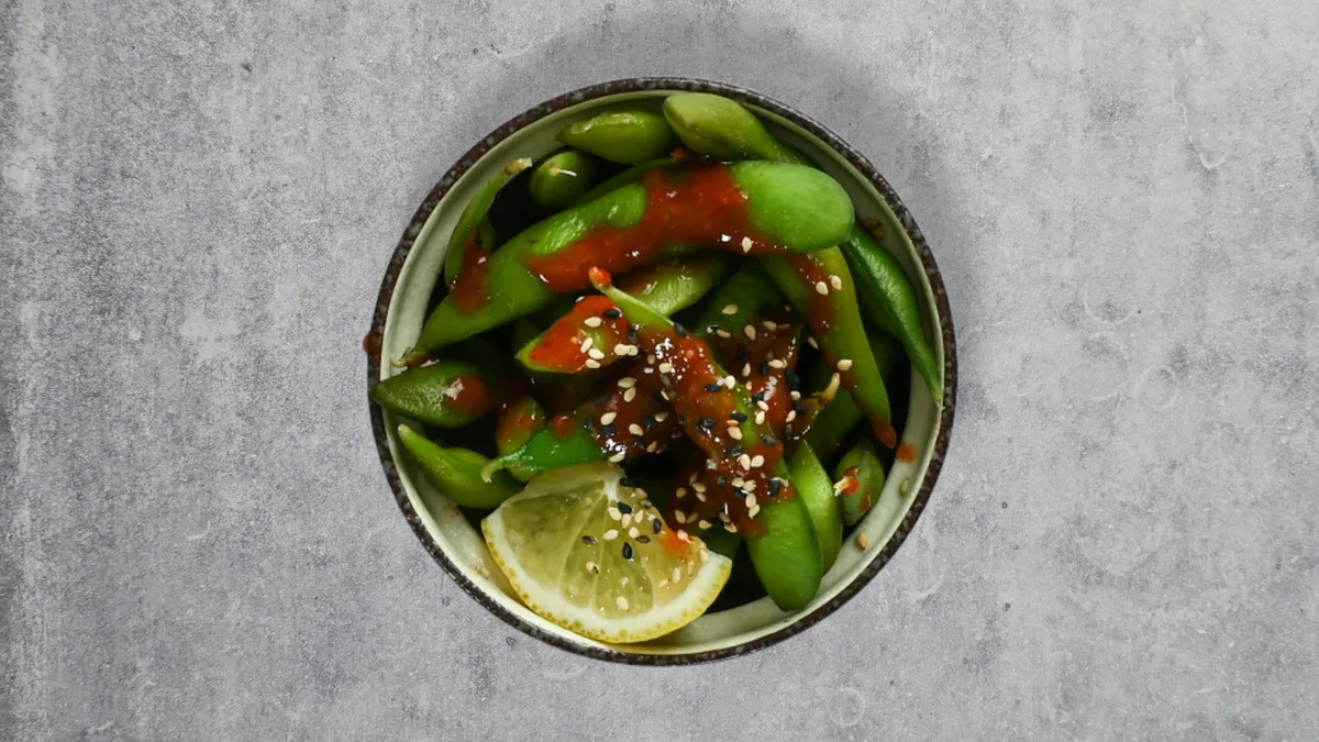 31. Spicy Edamame (V)