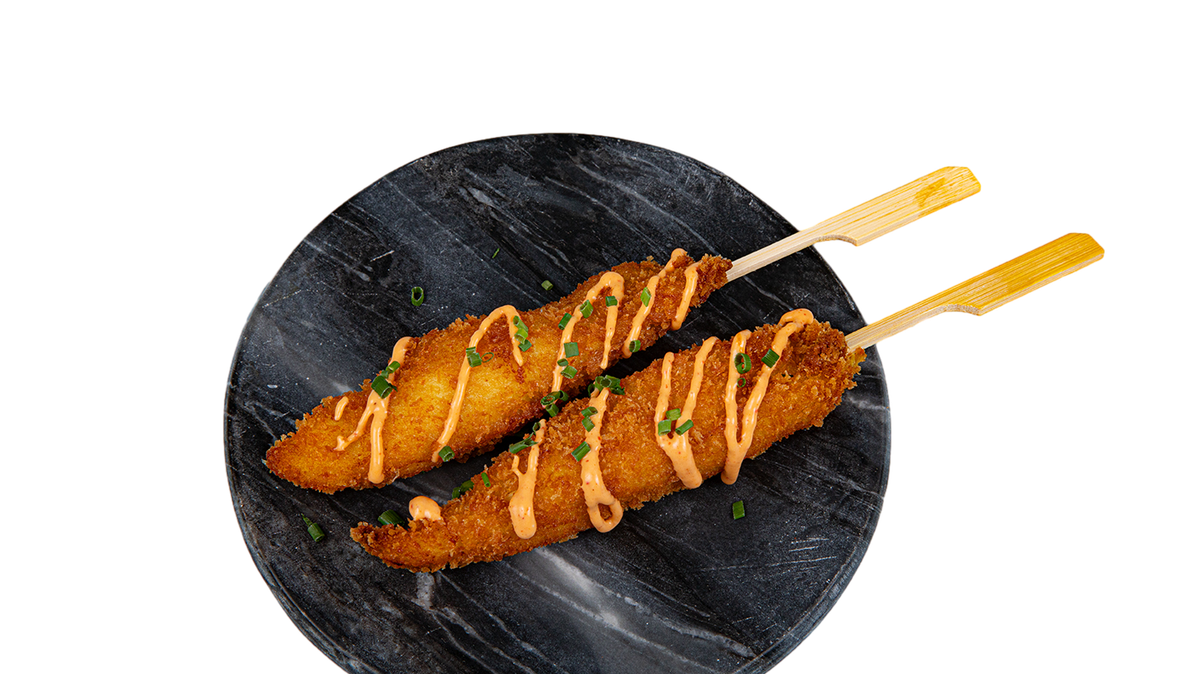 59. Paneret kyllinge sticks (2 stk)