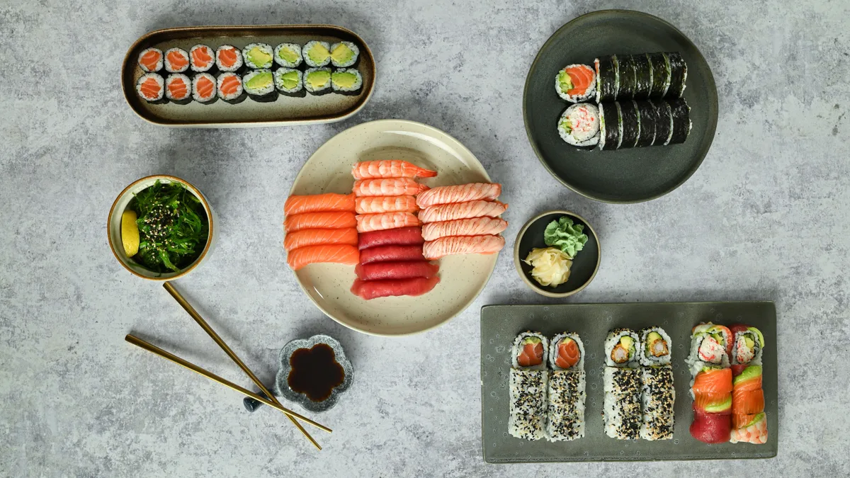 7. Sushi mix E (68 stk)