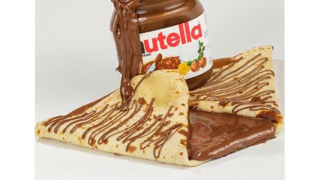 Clătite cu nutella