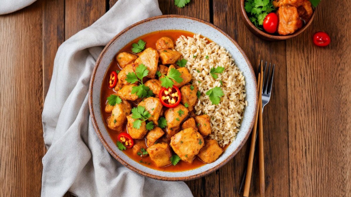 Pui Thailandez cu orez sălbatic 400 g