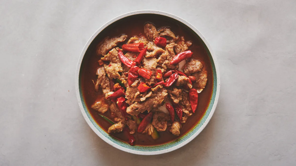39. Oksekød i brændende chilisauce🌶️
