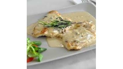 Piept pui cu gorgonzola și nuci