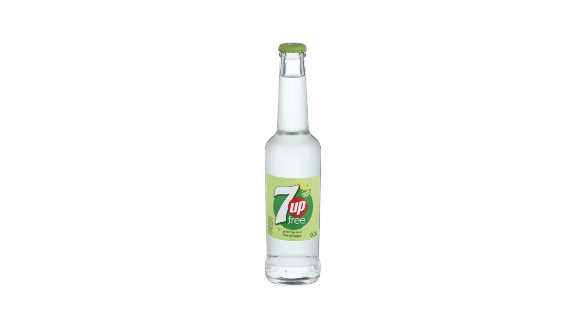 7 Up Light Glassflaske