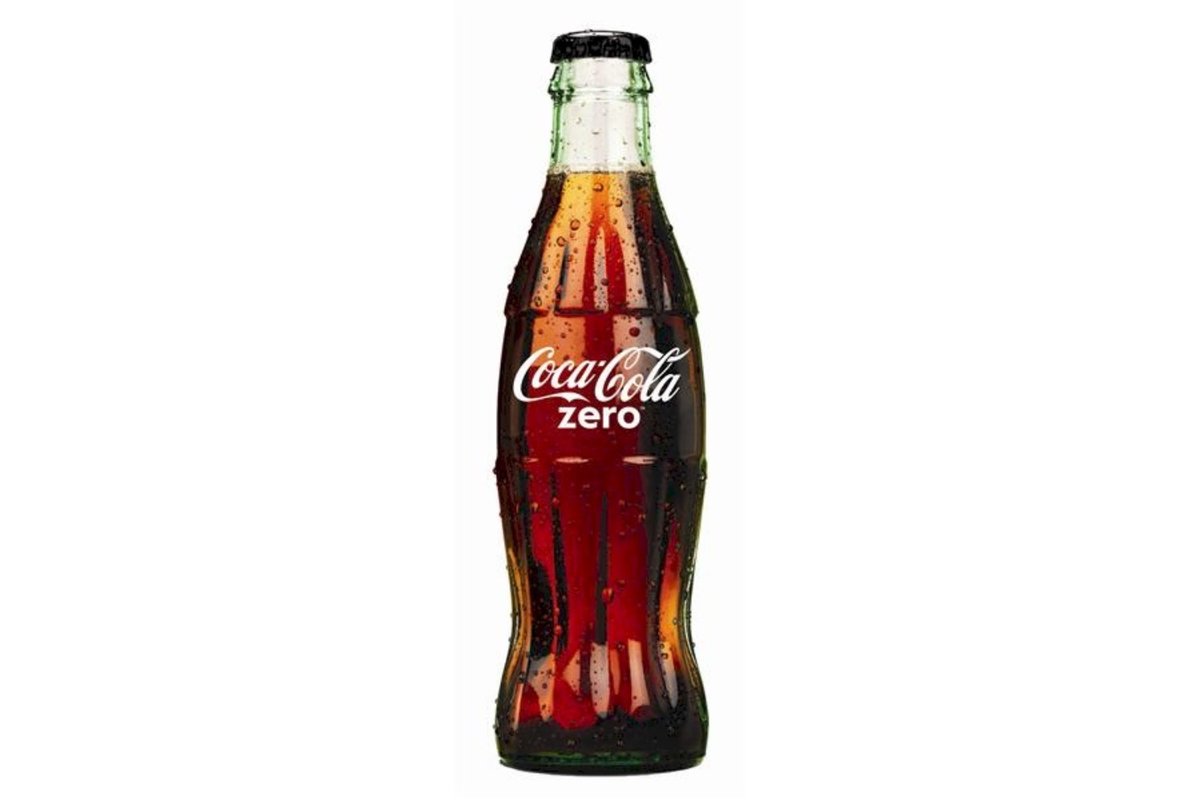 Cola Zero Glassflaske