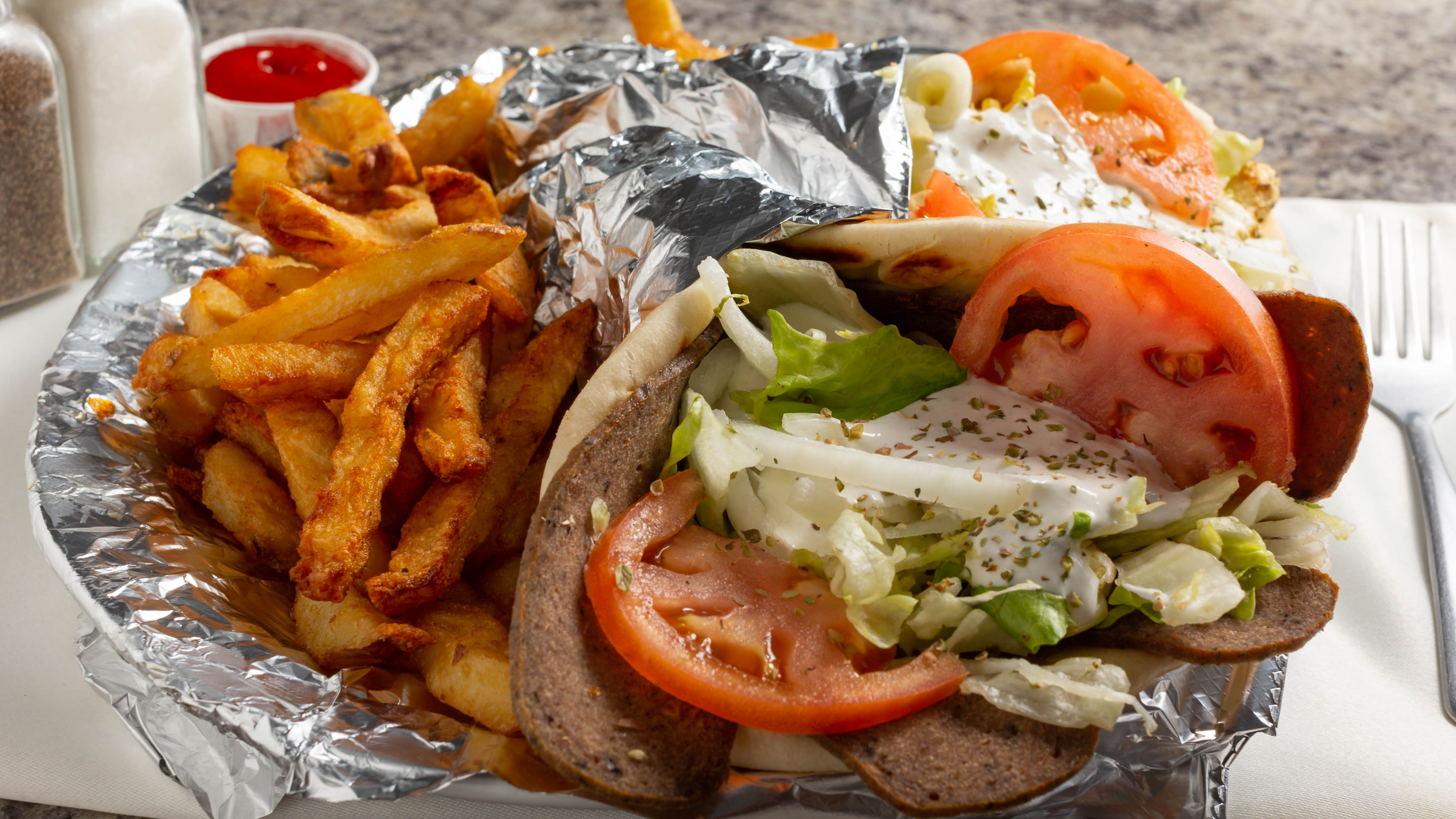Pita au poulet / Chicken Pita