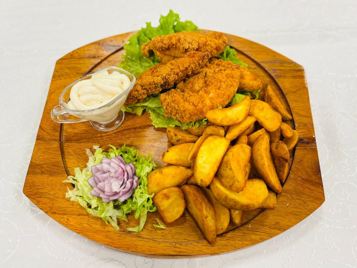 Crispy strips si garnitura