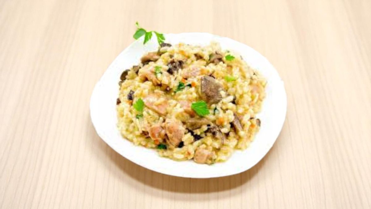 Pilaf cu ciuperci