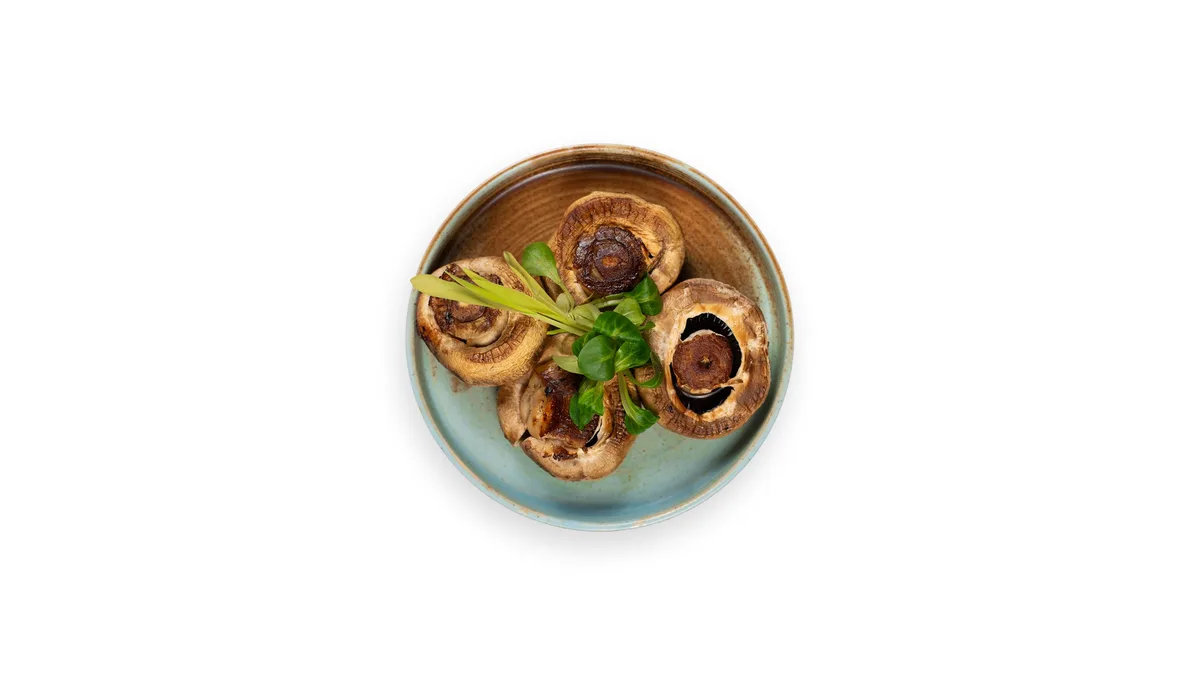 Ciuperci champignon la grătar