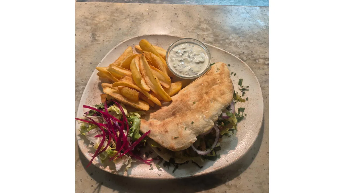 Gyros în stil grecesc