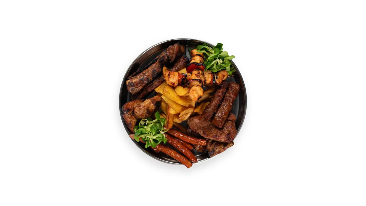 Platou cu produse grill