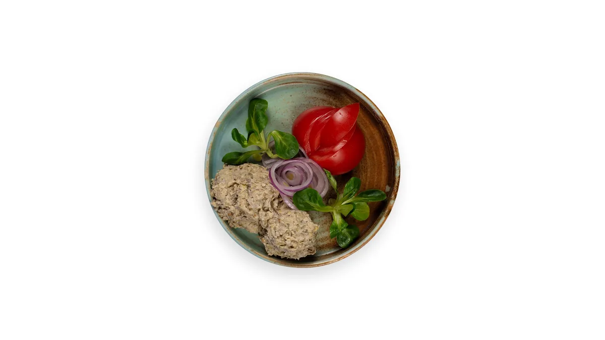 Salată de vinete cu roșii