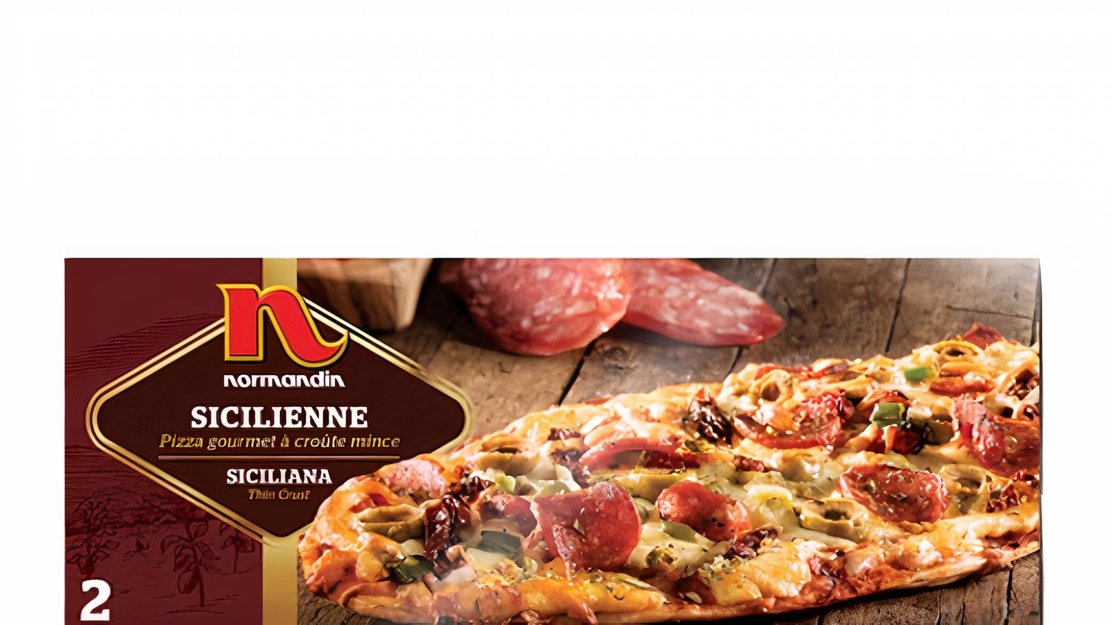 Pizza sicilienne (2) (congelée) / Sicilian Pizza (2) (frozen)