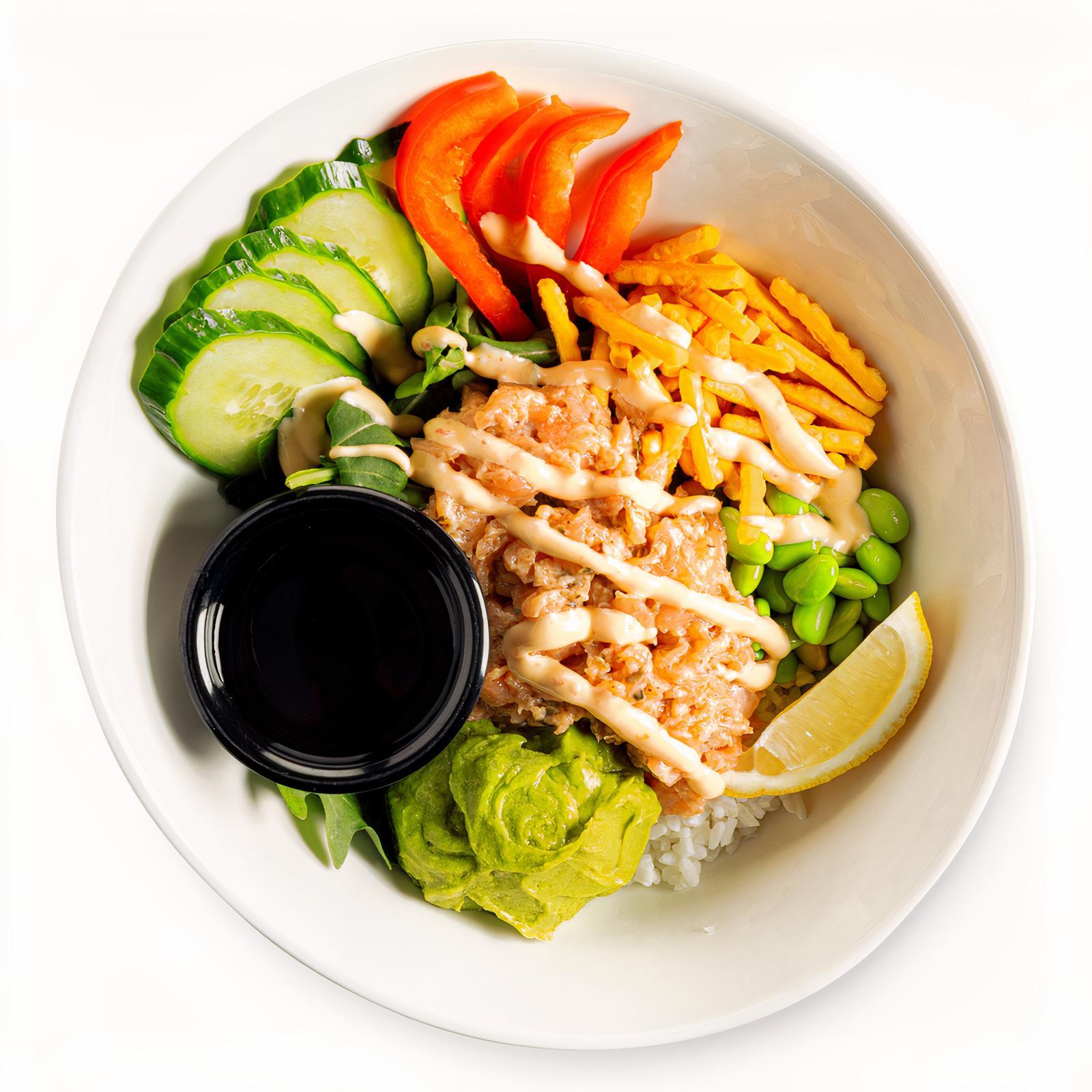 Poké bol au saumon