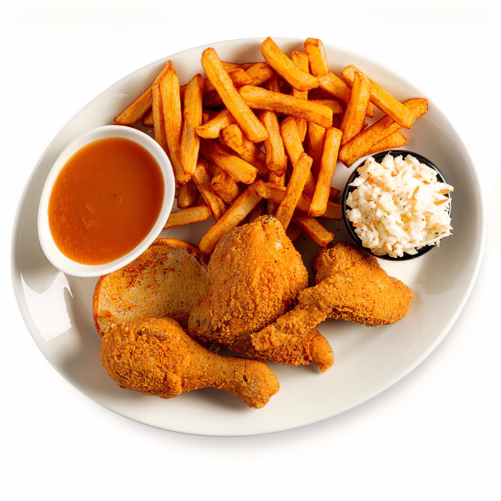 Poulet frit (repas 3 morceaux)