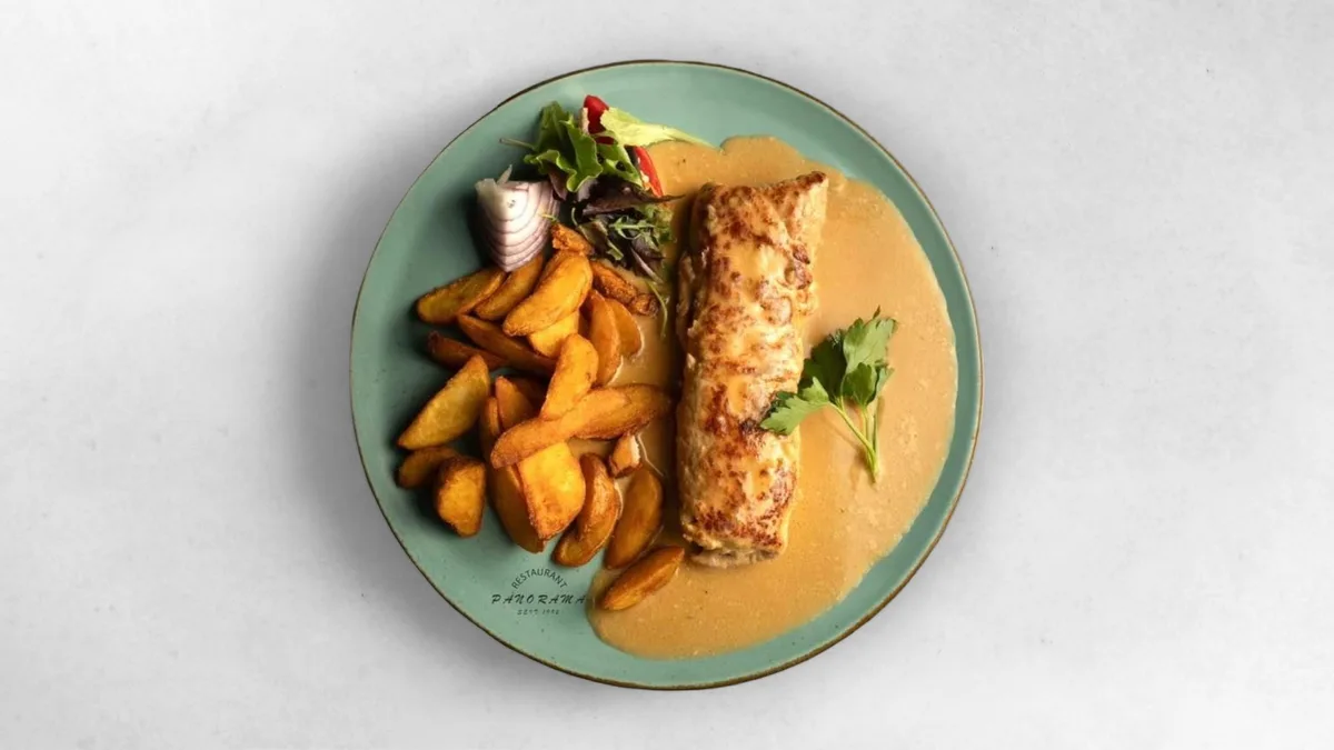 Gefülltes Schweinefilet