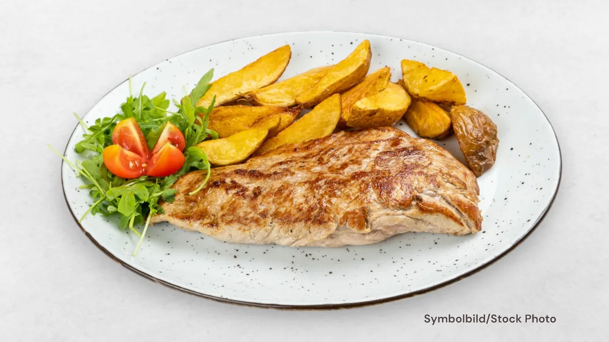 Gefülltes Schweinskarree